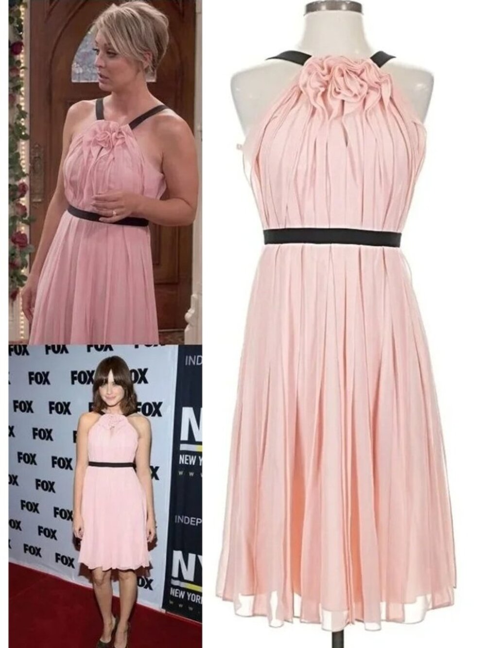 ASO ALEXIS BLEDEL PENNY HOFSTADTER KALEY CUOCO BIG BANG THEORY Wedding Dress